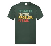 Unisex Taylor T-Shirt Music Festival 2024 Tour Tee - It's Me I'm The Problem Bottle Green
