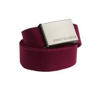 Urban Classics Belt – Canvas Belt – Unisex-child – Burgundy