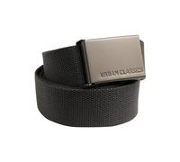 Urban Classics Unisex-child Canvas Belt, Charcoal