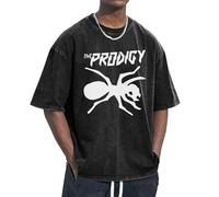 Unisex The Ant Music Band T Shirts Vintage wash Tee Shirt Short Sleeve Crew Neck Oversized Cotton Streetwear Cute Graphic Summer Casual Loose Basic Tee Top