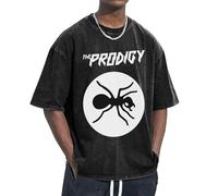 Unisex The Ant Music Band T Shirts Vintage wash Tee Shirt Short Sleeve Crew Neck Oversized Cotton Streetwear Cute Graphic Summer Casual Loose Basic Tee Top