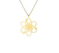 unisex The Bigbang Theory Atom Galaxy Planet Pendant Necklace Choker Star Universe Science Jewelry for Women