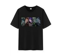 Unisex The Seven Archons Genshin Impression Daily Impact Short Sleeve Middle Weight 100% Cotton T Shirt