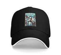 Unisex The Stone Age Rock Band Baseball Cap Adjustable Size Dad Hat Classic Breathable Low Profile Strapback Retro Cute Summer Sun Visor Hats for Running Workouts and Outdoor Activities All Seasons