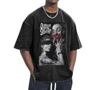 Unisex The Stone Age Rock Band T Shirts Vintage wash Tee Shirt Short Sleeve Crew Neck Oversized Cotton Streetwear Cute Graphic Summer Casual Loose Basic Tee Top