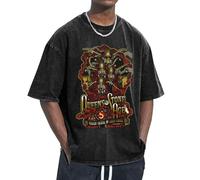 Unisex The Stone Age Rock Band T Shirts Vintage wash Tee Shirt Short Sleeve Crew Neck Oversized Cotton Streetwear Cute Graphic Summer Casual Loose Basic Tee Top