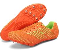 Unisex Track and Field Shoes, Breathable Lightweight Non-Slip Running Spikes Track Shoes, Race Sprinting Spikes Shoes, Suitable for Adult Youth Outdoor Training, B, 37 EU