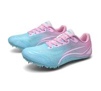 Unisex Track and Field Spikes Shoes Professional Full-palm carbon plate 8 Spikes Racing Jumping Sprint Running Sneakers Breathable Lightweight for Men Women Youth Athletics Training,36-44 EU