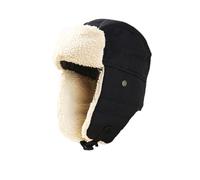 Unisex Trapper Hat Russian Ushanka Faux Fur Bomber Hunting Hat Winter Earflap Hat Aviator Pilot Cap Windproof Trooper Hat Fluffy Super Warm Hat Skating Skiing Hat Thickened for Women Men