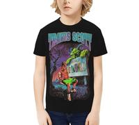 Unisex Travis Rapper Music T-Shirts Teenager Graphic Summer Tees Multi-Sided Printed Short Sleeve Shirt Multicoloured L