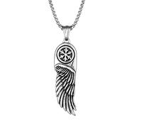 unisex Trend Ancient Egypt Eye of Horus Wings Pendant Necklace Men Punk Style Motorcycle sweater chain Male Rock Charm Jewelry Gift New gifts