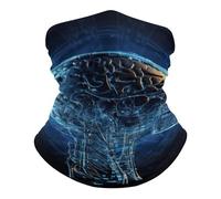 Unisex Tube Scarf, Headband Artificial Intelligence Brain Premium Neck Scarf for Climbing Sports Workout