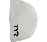 TYR Unisex Tyr Silicone Comfort Swim Cap, White, M UK