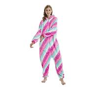 Unisex Unicorn Onesie Pajamas Halloween Cosplay Costume Animal Homewear Onepiece, Star-4, Size S for 59-62 height