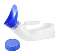 Unisex Urinals Urine Bottles for Men and Women Portable Emergency Urinal Toilet with Lid & Accessory Funnel Spill Proof for Car, Travel 1 Pack 1200ML