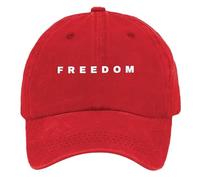 Unisex Vintage Freedom Print Hat Retro Turning Point Action Baseball Cap This is The Turning Printed Hats Red
