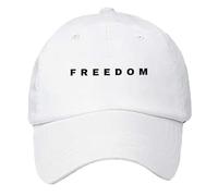 Unisex Vintage Freedom Print Hat Retro Turning Point Action Baseball Cap This is The Turning Printed Hats White