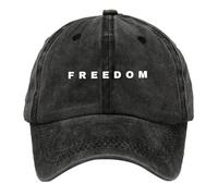 Unisex Vintage Freedom Print Hat Retro Turning Point Action Baseball Cap This is The Turning Printed Hats Black