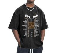 Unisex Walker Fast Paul See You Again T Shirts Vintage wash Tee Shirt Short Sleeve Crew Neck Oversized Cotton Streetwear Cute Graphic Summer Casual Loose Basic Tee Top