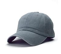 Unisex Washed Distressed Baseball Caps Adjustable Original Classic Low Profile Cotton Dad Hats Men Women Everyday Golf Tennis Plain Cap Grey