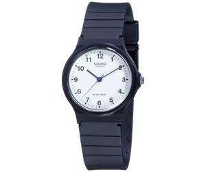 Unisex Watch CASIO Vintage MQ-24-7BL Silicone Black White Classic
