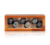 Unisex watch winder Automatic Watch Winder Storage Boxes for 5 Rotation Modes Display Mens Womens Watches USB and AdapterHoli