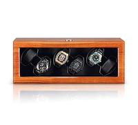 Unisex watch winder Automatic Watch Winder Storage Boxes for 5 Rotation Modes Display Mens Womens Watches USB and AdapterHoli