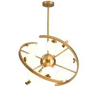 Unisex watch winder Chandelier Chandeliers Ceiling Light Chandelier, Balloon Chandelier Creative DNA Molecule Pendant Lights Multi-Head Magic Bean Chandelier Colorful Glass Pendant Lamp 9 Heads