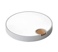 Unisex watch winder Chandelier, Household LED Ceiling Light White Light 5000K Embedded Installat Saving Ceiling Light Flat Round Lighting Fixture for Bedroom, Hallway, Den, Office(White,30cm)