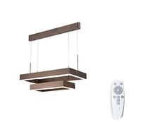 Unisex watch winder Chandeliers Ceiling Light Chandelier, Led Rectangular Chandelier Individual Brown Indoor Ceiling Light Warm Bedroom Dining Room Light with Remote Control for Bedroom Office Living