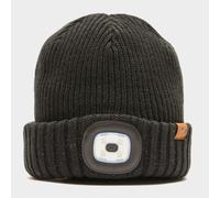 SEALSKINZ | Heydon | Unisex AQUASEALZ® Waterproof Cold Weather LED Roll Cuff Beanie Hat |Everyday & Outdoor Activities | Fleece Lining Black