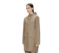 Unisex Waterproof Hooded Jacket, Mid-Length beige
