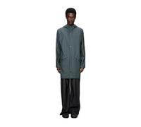 Unisex Waterproof Hooded Jacket with Zip Fastening Dark Grey