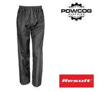 Unisex Waterproof Over Trousers - Windproof, Lightweight, Elastic Waist