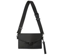 Unisex Waterproof Phone Crossbody Bag Small Nylon Envelope Bag Wallet Shoulder Bag Cool Pouch Messenger Handbag Cards Organizer Fashion Mobile Phone Pouch Purse for Ladies Men Teen (Black 24x15x2CM)