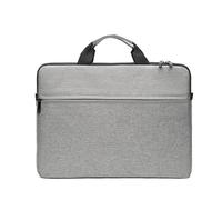 Unisex Wear-resistant Handbag, Waterproof Office Bag, Shoulder Computer Bag Suitable for Laptop, Tablet, Mobile Phone Storage (Light gray, Medium)