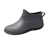 Unisex Wellington Rain Boots Women's Glossy Boot Waterproof Mens Ladies Wellies Ankle Adults Black Welly Soft Wool Lining
