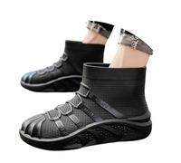 Unisex Wellingtons Boots Ankle Wellies Men Knee High Waterproof Wellie Insulated Rubber Warm Boot Durable Non Slip Shoe Chelsea Booties Outdoor Perfect for Mud