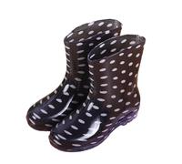 Unisex Wellingtons Boots Ankle Wellies Men Knee High Waterproof Wellie Insulated Rubber Warm Boot Durable Non Slip Shoe Chelsea Booties Outdoor for Garden Fishing Farming