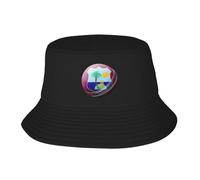 Unisex West Indies Cricket Flag Bucket Hat, Summer Sun Hat Sun Uv Protection, for Fishing Golf Camping Travel Large Head Wide Brim Sun Protection Headwear for Men Women Teens Girls, Black, 56, 60Cm