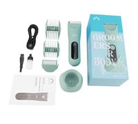 Unisex Wet Dry Body Hair Groomer With Ceramic Head Wet And Dry Shaver USB Charging Dock Bikinis Trimmer
