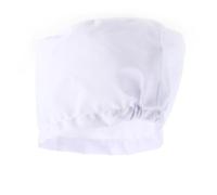 Unisex White Cotton Scrub Cap round Hat for Clinic Work and Hair Covering | Breathable Sweat-wicking Fabric, Suitable for Dentists, Men, Settings and Food Preparation, Comfortable Head Coverage