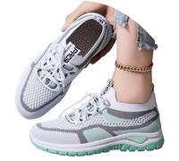 Unisex Wide Barefoot Shoes Air Cushion Athletic Sneakers Synthetic Textile Walking Lightweight Comfortable Wedge Breathable Running for Flat Feet Plantar Fasciitis Fashion Trainers Ladies