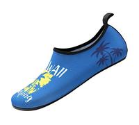 Unisex Wide Barefoot Shoes Air Cushion Athletic Sneakers Synthetic Textile Walking Lightweight Non Slip Tennis Chunky Colorful Lifestyle Water Beach Fashion Trainers Ladies Blue