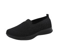 Unisex Wide Barefoot Shoes Lace-Up Casual with Memory Foam Lightweight Comfortable Wedge Breathable Running Sneakers Air Cushion Arch Support for Spring Summer, Hiking Trekking Black