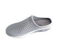 Unisex Wide Barefoot Shoes Ladies Breathable Sneakers Zero Drop Sole Mesh Sport Chunky Colorful Lifestyle Trainers Fitness Outdoor Grey