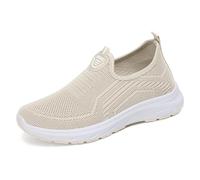 Unisex Wide Barefoot Shoes Trail Running Sneakers with Memory Foam Lightweight Comfortable Wedge Chunky Colorful Lifestyle Sparkly Fit Trainers Women's for UK Size Khaki