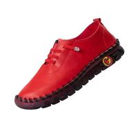 Unisex Wide Barefoot Shoes Women Chunky Sneakers Zero Drop Sole Platform Classic Colorful Lifestyle Summer Sport Outdoor Workout Casual Gym Red
