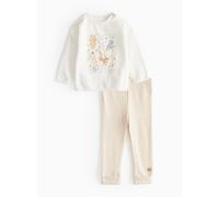 Unisex Winnie The Pooh Sweatshirt & Leggings Set with Grow with Me Hems 9-12 months