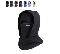 Unisex Winter Balaclava, Warm Face Cover, Windproof Thermal Warmer, Full Head Cover with Detachable Mask for Outdoor Sports (A)